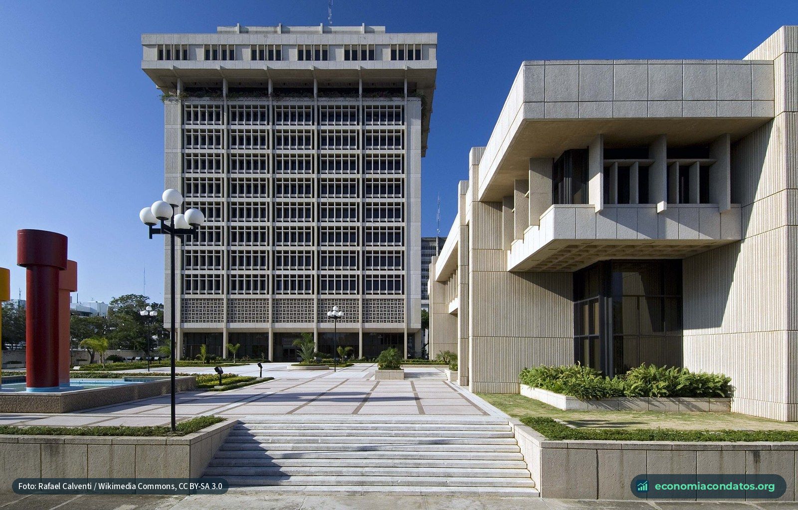 Sede del Banco Central de la República Dominicana en Santo Domingo